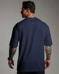 CAMISETA OVERSIZED PORTIER MARINHO