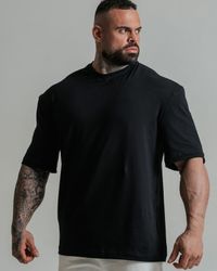 CAMISETA OVERSIZED CYBORG PRETA