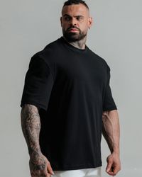 CAMISETA OVERSIZED CYBORG PRETA
