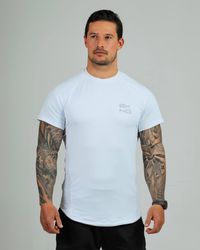 CAMISETA RAGLAN GET OVER BRANCA