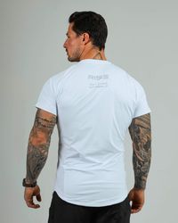 CAMISETA RAGLAN GET OVER BRANCA