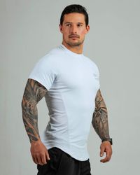 CAMISETA RAGLAN GET OVER BRANCA