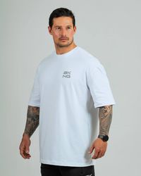CAMISETA OVERSIZED RISE BKNG BRANCA