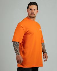 CAMISETA OVERSIZED HALTER LARANJA