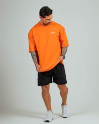 CAMISETA OVERSIZED HALTER LARANJA