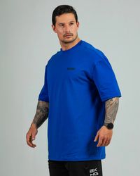 CAMISETA OVERSIZED HALTER AZUL