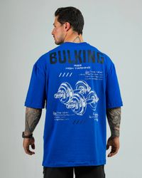 CAMISETA OVERSIZED HALTER AZUL