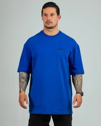 CAMISETA OVERSIZED HALTER AZUL