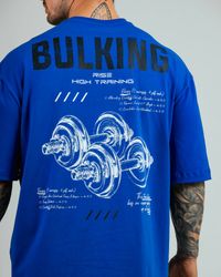 CAMISETA OVERSIZED HALTER AZUL