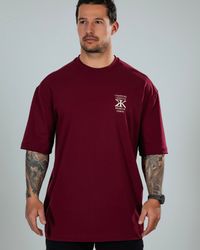 CAMISETA OVERSIZED RESPECT BORDÔ