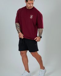 CAMISETA OVERSIZED RESPECT BORDÔ