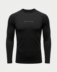 CAMISETA RASHGUARD MANGA LONGA PRETA