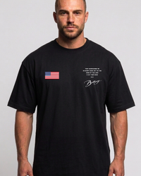 CAMISETA OVERSIZED PSALMS PRETA