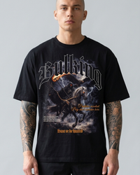 CAMISETA OVERSIZED PALE RIDER PRETA