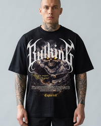 CAMISETA OVERSIZED SKULL SOVEREIGN PRETA