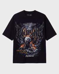 CAMISETA OVERSIZED STORM TALON COSTAS PRETA