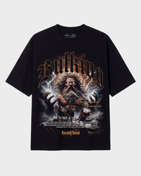 CAMISETA OVERSIZED WRATH OF GODS PRETA