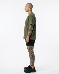 CAMISETA OVERSIZED ESSENTIAL VERDE