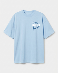 CAMISETA HUSTLE B AZUL CLARO