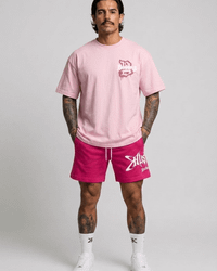 CAMISETA HUSTLE B ROSA