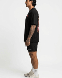 CAMISETA HUSTLE BULLS PRETA