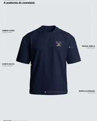CAMISETA REAL BLOOD OVERSIZED MARINHO