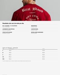 CAMISETA REAL BLOOD OVERSIZED BORDÔ