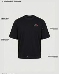 CAMISETA OVERSIZED TREINO FOFO PRETA