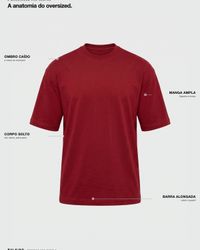 CAMISETA OVERSIZED BASIC BORDÔ