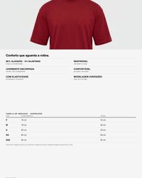 CAMISETA OVERSIZED BASIC BORDÔ