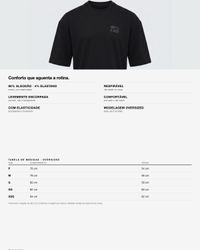 CAMISETA OVERSIZED RISE BKNG PRETA