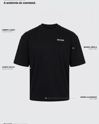 CAMISETA OVERSIZED SOLDIER ARMY PRETA