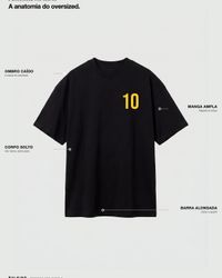 CAMISETA OVERSIZED BR STRONG PRETA