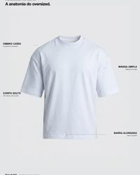 CAMISETA OVERSIZED BASIC BRANCA