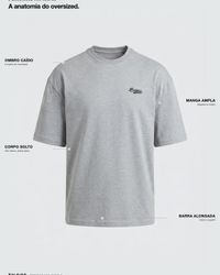 CAMISETA OVERSIZED SOUTH MESCLA