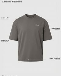 CAMISETA OVERSIZED FLY BREAK CINZA