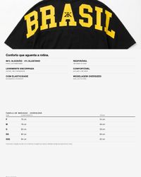 CAMISETA OVERSIZED BR STRONG PRETA