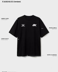 CAMISETA OVERSIZED BR LEGENDS PRETA