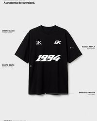 CAMISETA OVERSIZED BR 94 PRETA