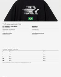 CAMISETA OVERSIZED BR 94 PRETA