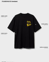 CAMISETA HUSTLE B PRETA