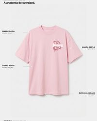 CAMISETA HUSTLE B ROSA
