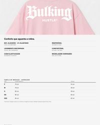 CAMISETA HUSTLE B ROSA