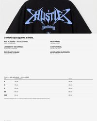 CAMISETA HUSTLE X PRETA
