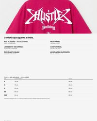 CAMISETA HUSTLE X ROSA