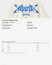 CAMISETA HUSTLE X OFF BLUE