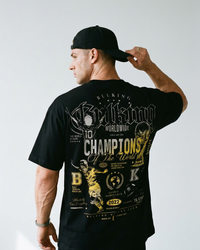 CAMISETA OVERSIZED BR CHAMPIONS PRETA