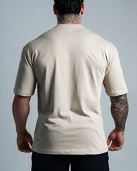CAMISETA OVERSIZED BASIC BEGE
