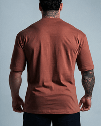 CAMISETA OVERSIZED BASIC MARROM