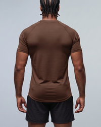 CAMISETA RAGLAN BASIC MARROM